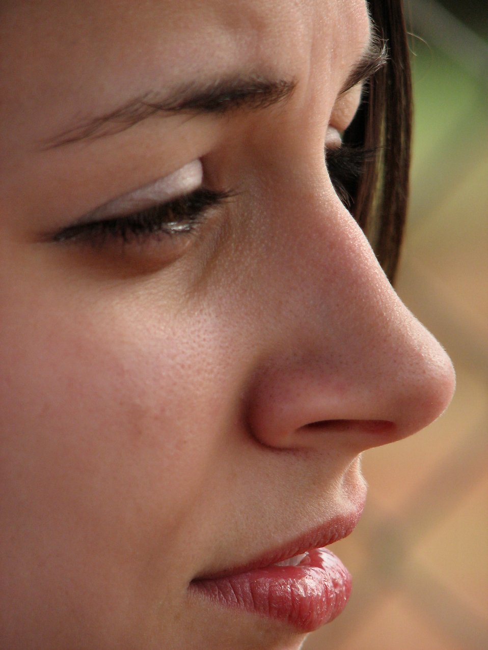 Closeup of a teenage girl's face : Free Stock Photo