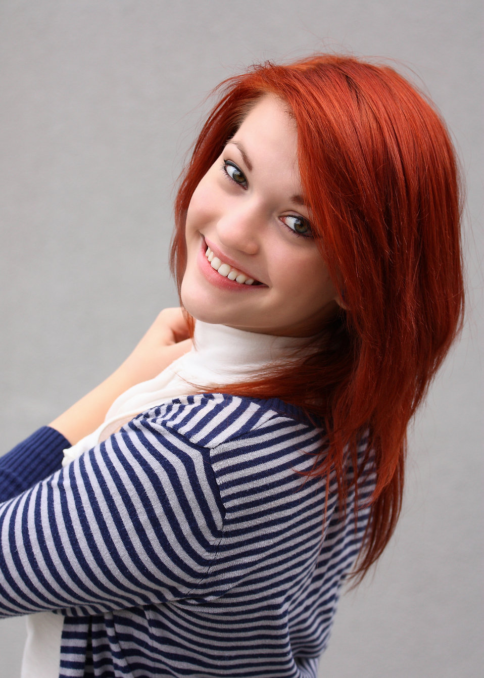 A beautiful young woman in business attire : Free Stock Photo