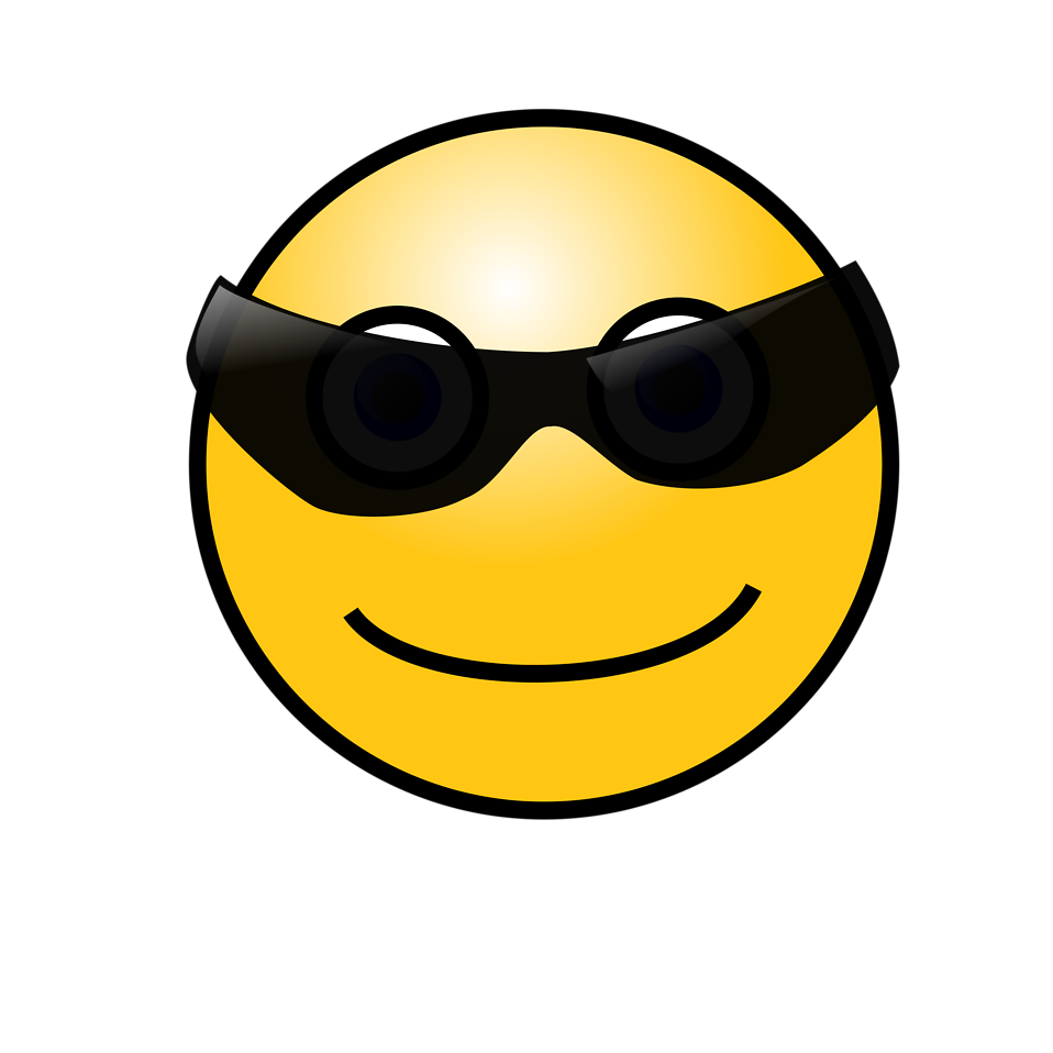 Illustration of a yellow smiley face : Free Stock Photo