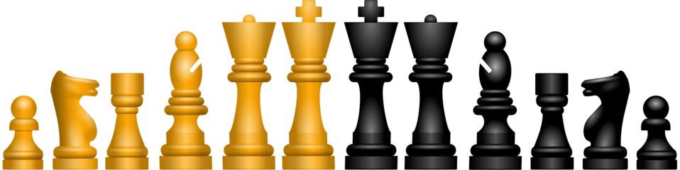 All Chess Pieces, chess piece illustration transparent background