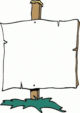 Free Stock Photo: Blank sign illustration