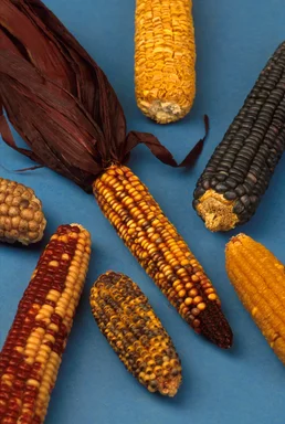 Free Stock Photo: A variety of types of corn
