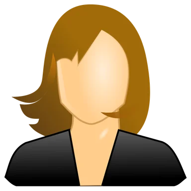 Free Stock Photo: Illustration of a female user icon