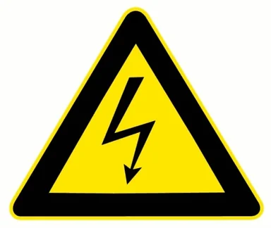 Free Stock Photo: Electrical warning illustration