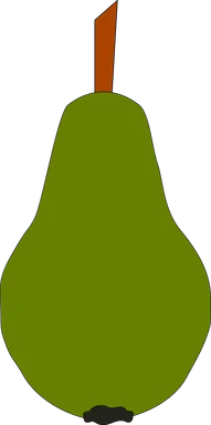 Free Stock Photo: Illustration of a pear