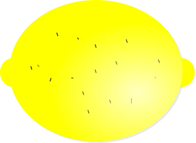 Free Stock Photo: Illustration of a lemon
