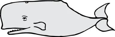 Free Stock Photo: Illustration of a whale