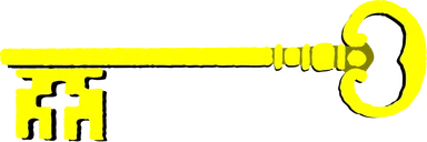 Free Stock Photo: Illustration of a golden key