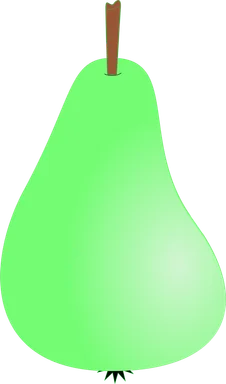 Free Stock Photo: Illustration of a pear