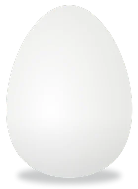 Free Stock Photo: Illustration of a white egg