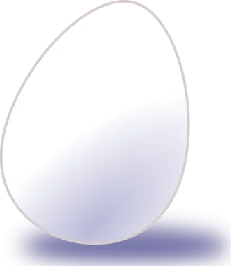 Free Stock Photo: Illustration of a white egg