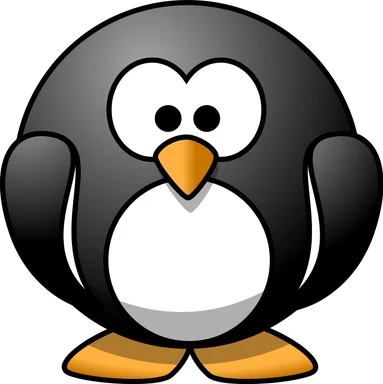 Free Stock Photo: Illustration of a cartoon penguin