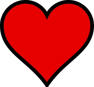 Free Stock Photo: Illustration of a red heart
