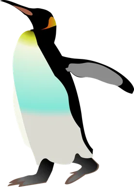Free Stock Photo: Illustration of an Emperor penguin