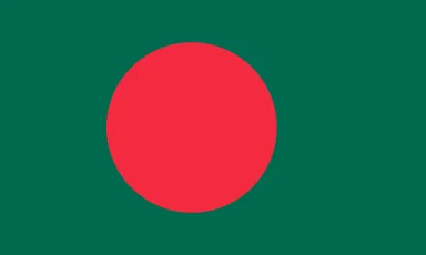 Free Stock Photo: Illustration of a flag of Bangladesh