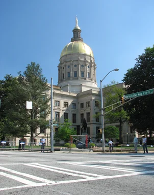 Free Stock Photo: The Georgia State Capitol building in Atlanta, Georgia