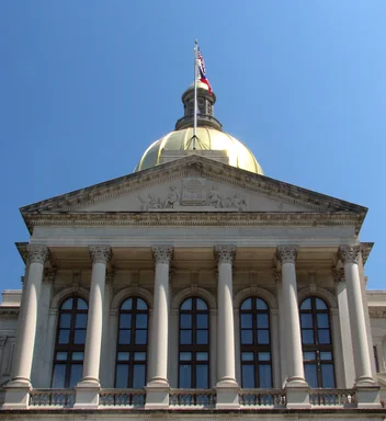 Free Stock Photo: The Georgia State Capitol building in Atlanta, Georgia
