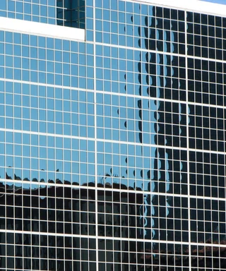Free Stock Photo: Close up side of a modern glass building