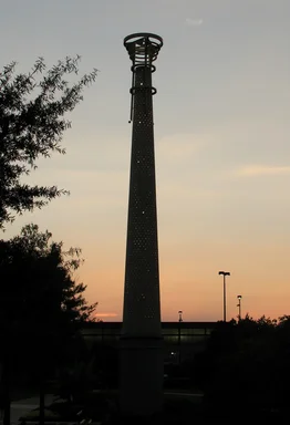 Free Stock Photo: A torch at sunset at Centennial Olympic Park in Atlanta, Georgia