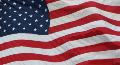 Free Stock Photo: Close-up of an American flag