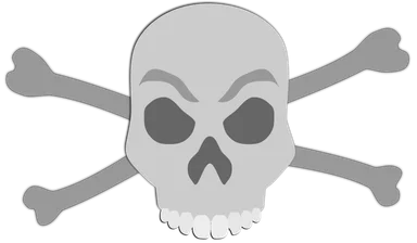 Free Stock Photo: Illustration of a skull and crossbones