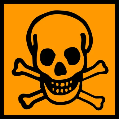 Free Stock Photo: Illustration of a skull and crossbones