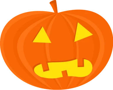 Free Stock Photo: Illustration of a jack-o-lantern