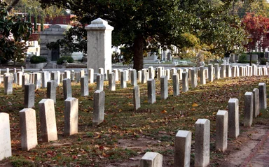 Free Stock Photo: Autumn at historic Oakland Cemetery in Atlanta, Georgia