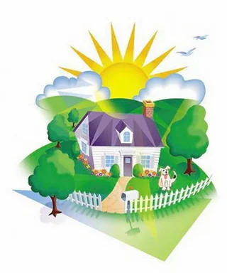 Free Stock Photo: Illustration of a house