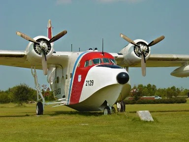 Free Stock Photo: A Coast Guard plane