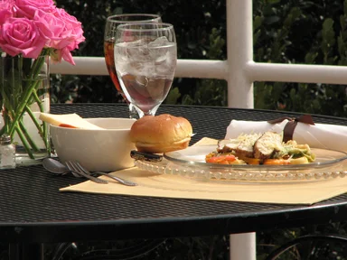 Free Stock Photo: An outdoor table setting
