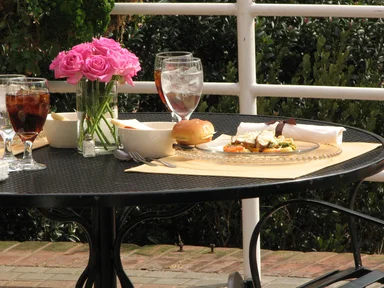Free Stock Photo: An outdoor table setting