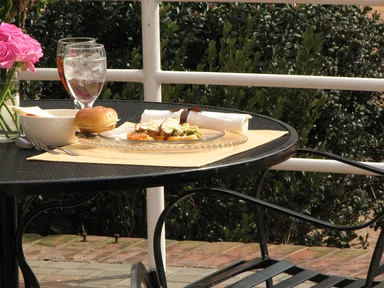 Free Stock Photo: An outdoor table setting