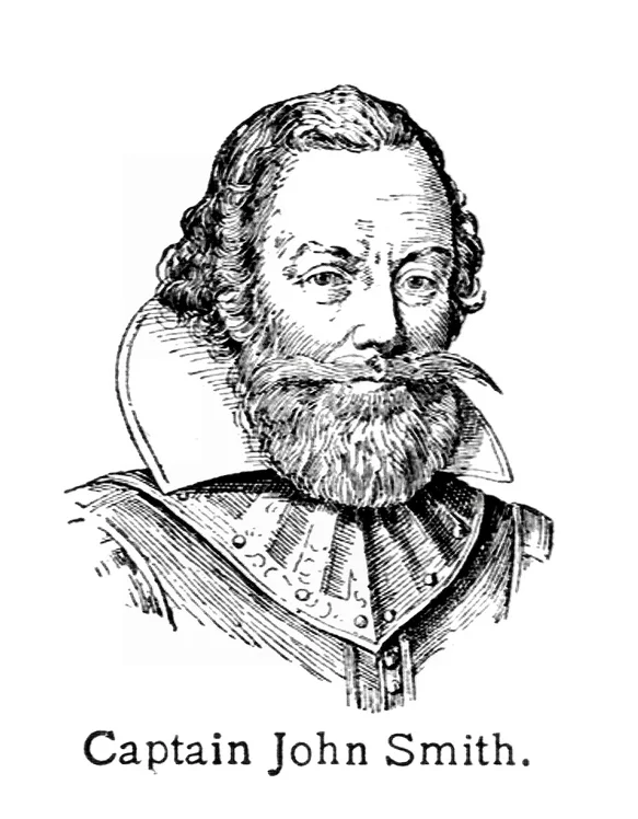 Vintage illustration of Captain John Smith : Free Stock Photo