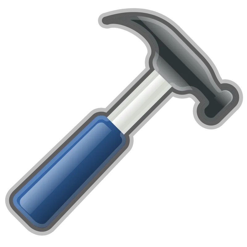 Illustration of a hammer : Free Stock Photo
