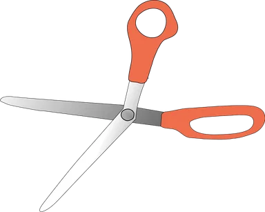 Free Stock Photo: Illustration of a pair of scissors
