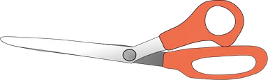 Free Stock Photo: Illustration of a pair of scissors