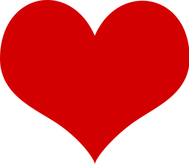 Free Stock Photo: Illustration of a red heart