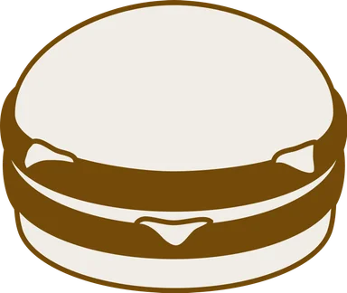 Free Stock Photo: Illustration of a hamburger