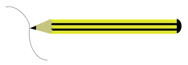 Free Stock Photo: Illustration of a pencil