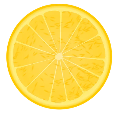 Free Stock Photo: Illustration of an orange slice