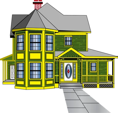 Free Stock Photo: Illustration of a house