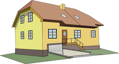 Free Stock Photo: Illustration of a house