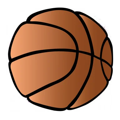 Free Stock Photo: Illustration of a basketball