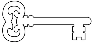 Free Stock Photo: Illustration of a key
