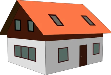 Free Stock Photo: Illustration of a house