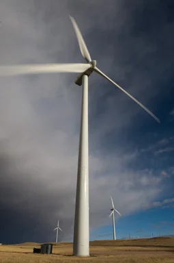 Free Stock Photo: Wind turbines in a field
