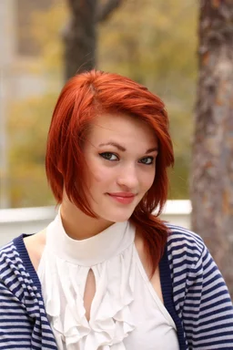 Free Stock Photo: A beautiful young woman posing outdoors