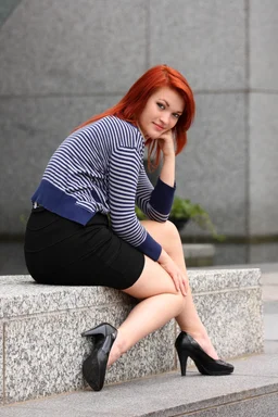 Free Stock Photo: A beautiful young woman in business attire