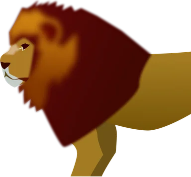 Free Stock Photo: Illustration of a lion